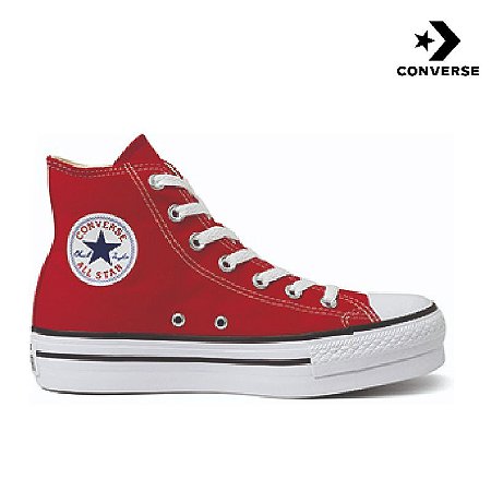 all star plataforma vermelho