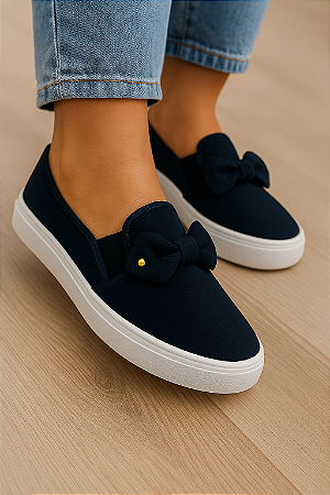 Tênis Feminino Laço Casual Confortavel
