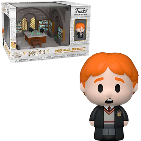 Pop! Funko - Mini Moments Harry Potter - Aula de Poções Ron Weasley (Potions Class)