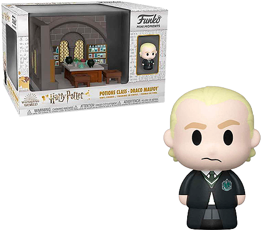 Pop! Funko - Mini Moments Harry Potter - Aula de Poções Draco Malfoy (Potions Class)