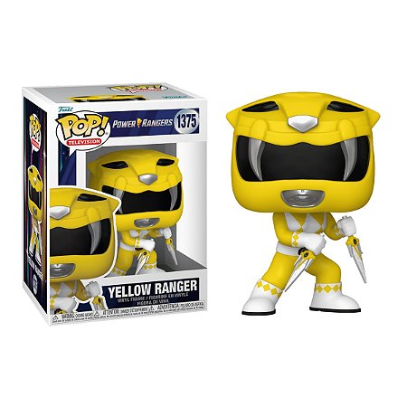 Pop! Funko Power Rangers Edição de 30º Aniversario - Ranger Amarelo 1375