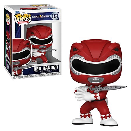 Pop! Funko Power Rangers Edição de 30º Aniversario - Ranger Vermelho 1374