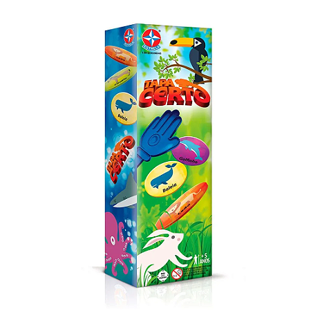 Jogo Tapa Certo Animais – Estrela