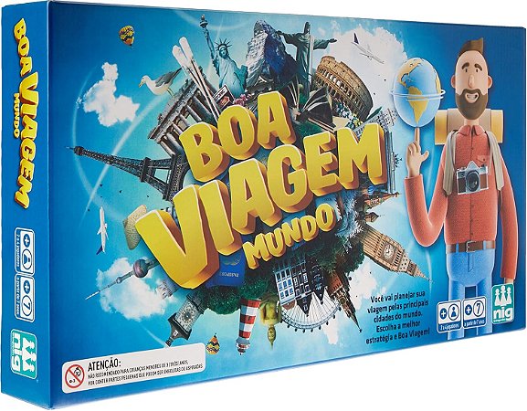 Jogo Boa Viagem Mundo – Nig Brinquedos