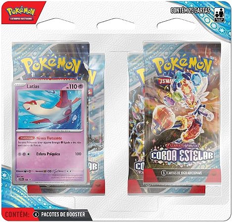 Blister Quádruplo Escarlate e Violeta – Coroa Estelar – Pokémon