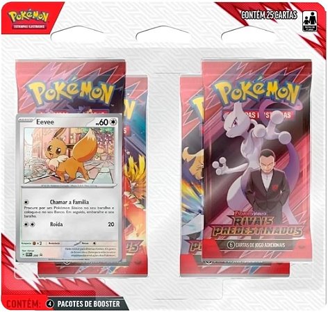 Blister Quádruplo Escarlate e Violeta - Rivais Predestinados – Pokémon