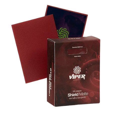 Protetor Card Game Shield Matte 100un - Viper