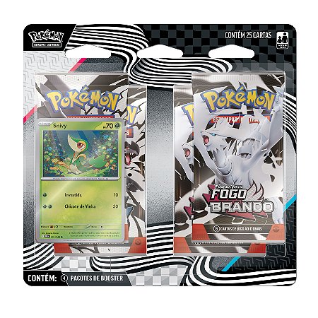 Blister Quadruplo Fogo Branco e Raio Preto EV10.5 - Pokémon
