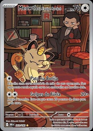 Meowth da Equipe Rocket (203/182)