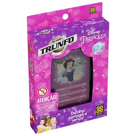 Jogo Super Trunfo Princesas - Grow