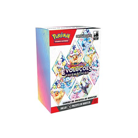 Combo Booster Box EV8.5 Evoluções Prismáticas - Pokémon