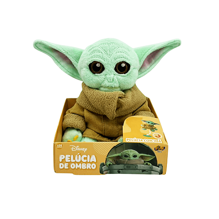 Pelúcia Grogu de Ombro 10cm Star Wars - Fun