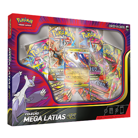 Box Coleção Mega Latias ex - Pokémon