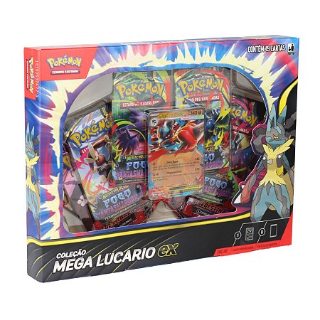 Coleção Mega Lucário ex - Pokémon