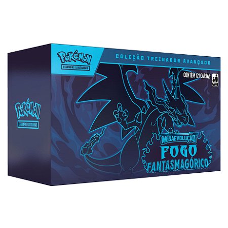 Box Treinador Avançado Fogo Fantasmagórico ME02 - Pokémon