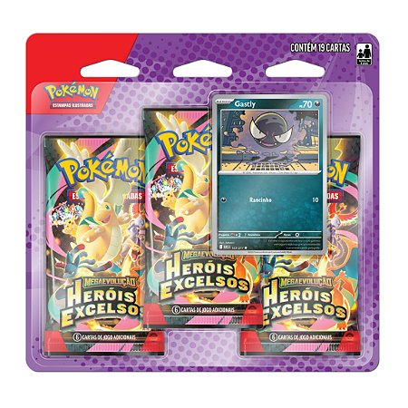 Blister Triplo Heróis Excelsos ME2.5 - Pokémon