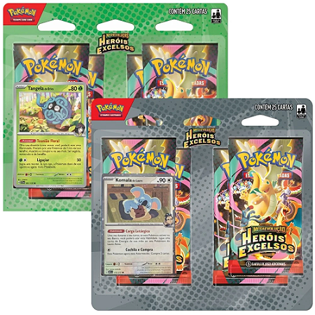 Blister Quádruplo Heróis Excelsos ME2.5 - Pokémon