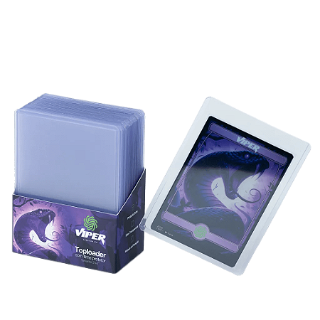Top Loader unitário 3x4 com filme protetor - Viper