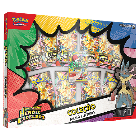 Box Coleção Mega Lucario ex Mega Gardevoir ex ME2.5 - Pokémon