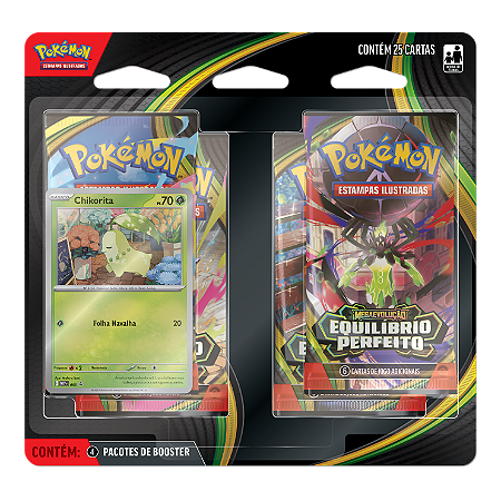 Blister Quádruplo Equilíbrio Perfeito ME03 – Pokémon