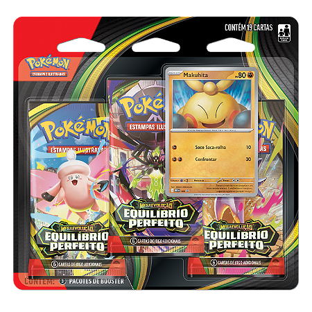 Blister Triplo Equilíbrio Perfeito ME03 - Pokémon