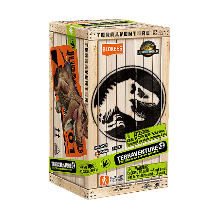 Boneco Jurassic World Terraventure TS 01 - Blokees