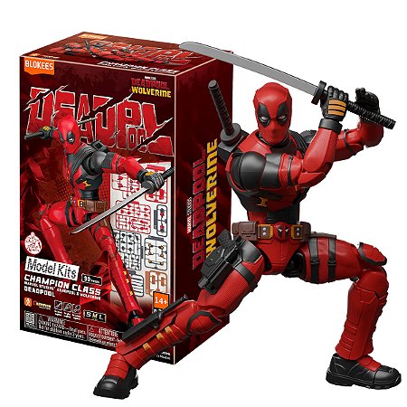 Boneco Marvel Deadpool Infinity Saga Champion -Blokees