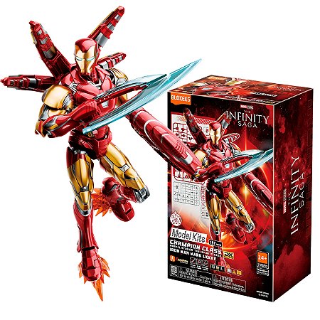 Boneco Marvel Iron man Mark LXXXV Champion - Blokess