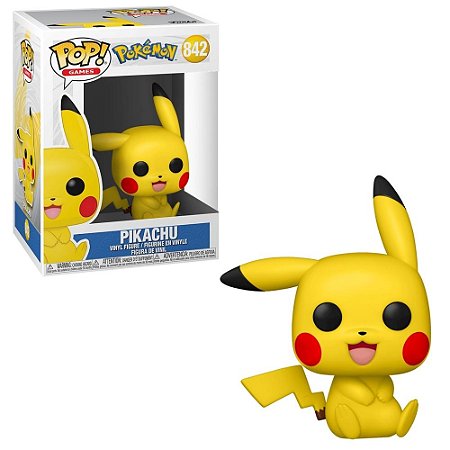 Pop! Funko Pokemon - Pikachu Sitting 842