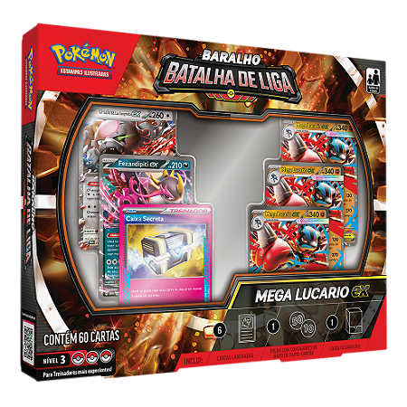 Deck de Batalha Mega Lucario ex - Pokémon