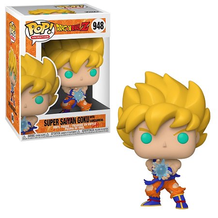 Pop! Funko Dragon Ball Z - Goku Super Saiyan com Kamehameha - 948