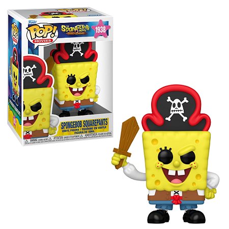 Pop! Funko Bob Esponja O Filme Bob Esponja Pirata - 1938