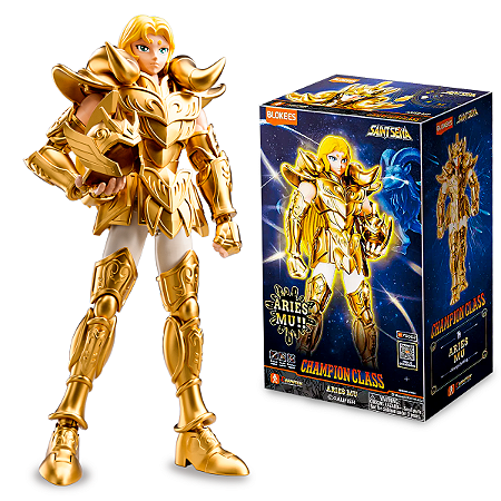 Boneco Articulado Saint Seiya Aries Mu - Blokees