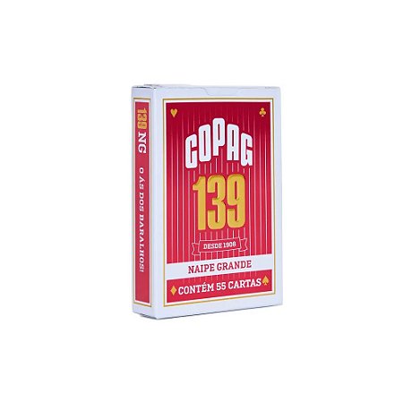 Baralho 139 Vermelho Naipe Grande – Copag