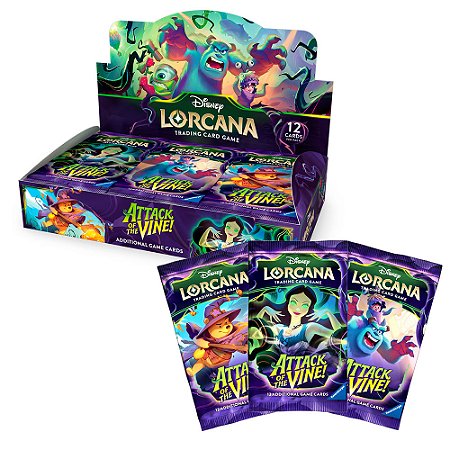 Booster Unitário Disney Lorcana TCG - Set 13: Attack of the Vine