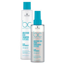 Kit Schwarzkopf Professional BC Bonacure Clean Performance Moisture Kick Shampoo e Condicionador Spray