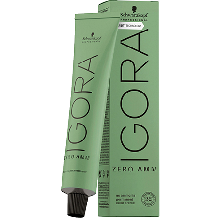 Schwarzkopf Professional Igora Zero AMM 6-23 Loiro Escuro Fumado Mate - Coloração Permanente 60ml