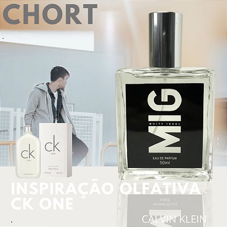 Perfume Chort Inspirado no CK one 50 ml