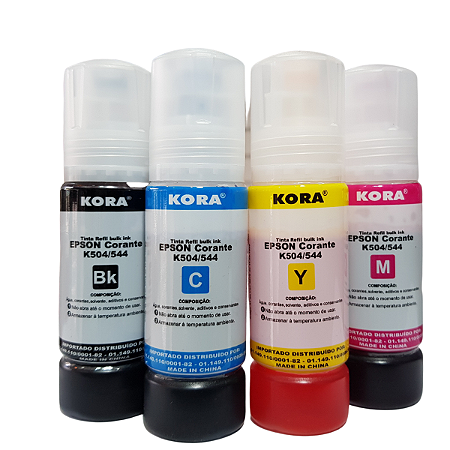 kit Garrafa EPSON - Compatível T 504/544
