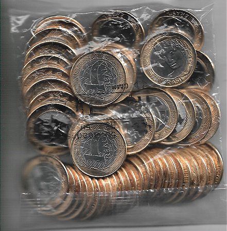 Sachê 1 Real 2024 Efinge Original do Banco Central