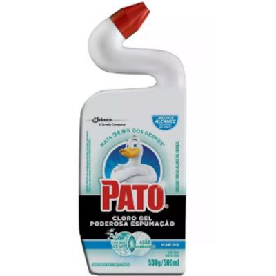 Limpador com Cloro Desinfetante em Gel Marine frasco 500ml - Pato