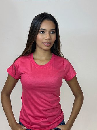 BABY LOOK ROSA PINK 100% ALGODÃO