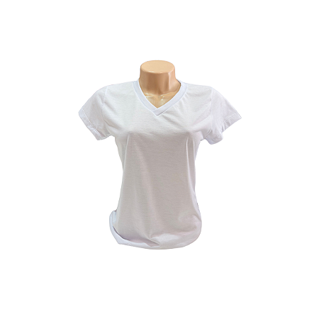 BABYLOOK BRANCA GOLA V 100% POLIESTER LINHA SUPREME-ANTI-PILLING