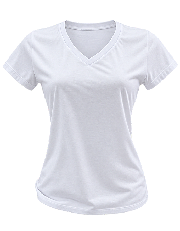 BABYLOOK BRANCA GOLA V 100% POLIESTER LINHA SUPREME-ANTI-PILLING