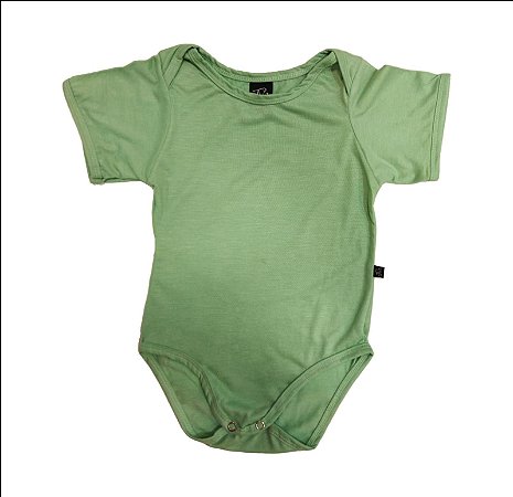BODY INFANTIL VERDE CORAL 100% POLIÉSTER