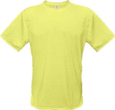 CAMISETA BÁSICA AMARELO BEBÊ 100% POLIÉSTER