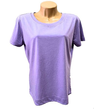 T-SHIRT LAVANDA MALHA PV - LINHA SUPREME/ANTI-PILLING