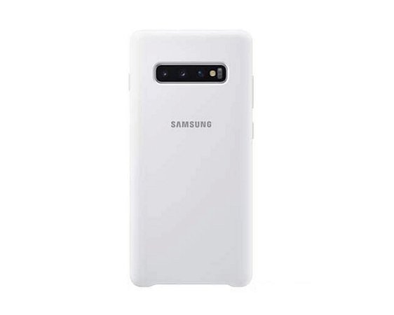 Case Capa Silicone Aveludada Samsung Galaxy S10 Plus (Cor Branca) - Sky  Dreams