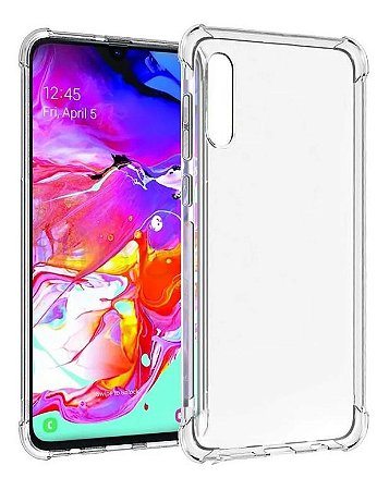 Capa Anti Shock Transparente + Pelicula Vidro 3D Samsung Galaxy A70 2019 -  Sky Dreams