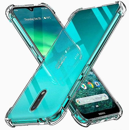 Capa anti shock Transparente para Nokia 2.3 bordas reforçadas - Sky Dreams